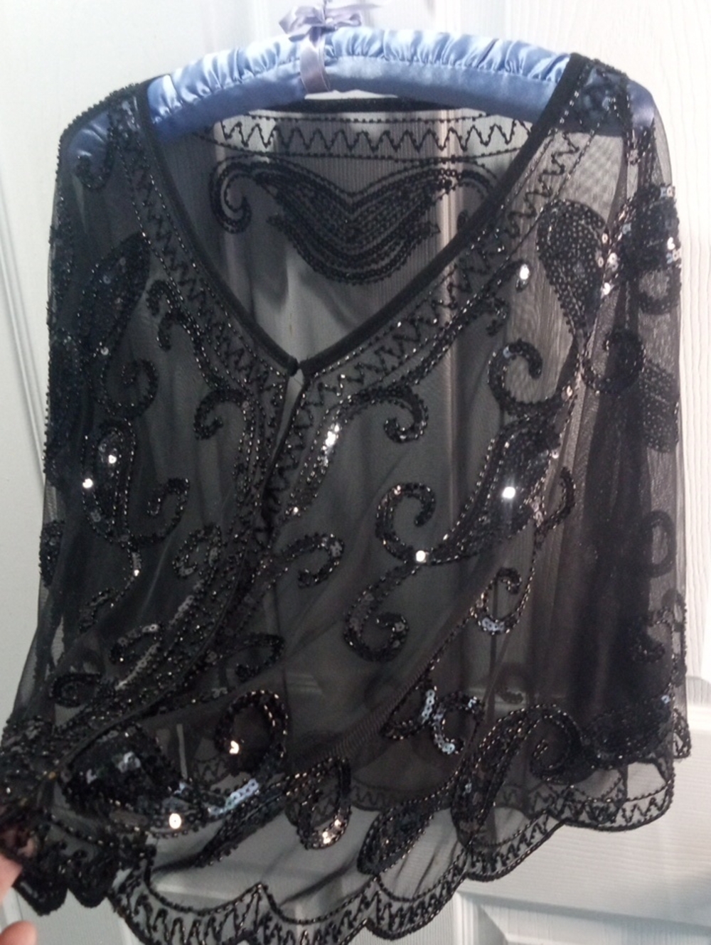 VINTAGE INSPIRED 1920'S SHRUG SHAWL - Picture 7 of 8